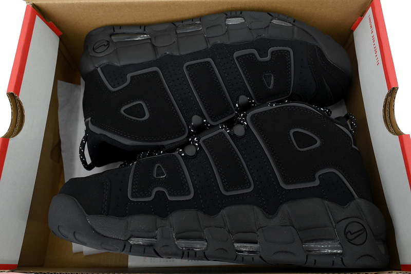 【BA1SK】全黑 耐克皮蓬篮球鞋 414962-004 Nike Air More Uptempo 'Reflective'