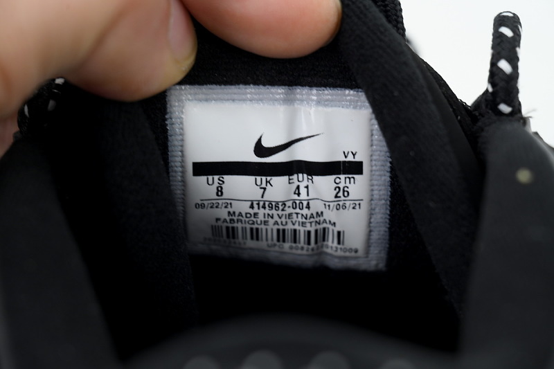 【BA1SK】全黑 耐克皮蓬篮球鞋 414962-004 Nike Air More Uptempo 'Reflective'