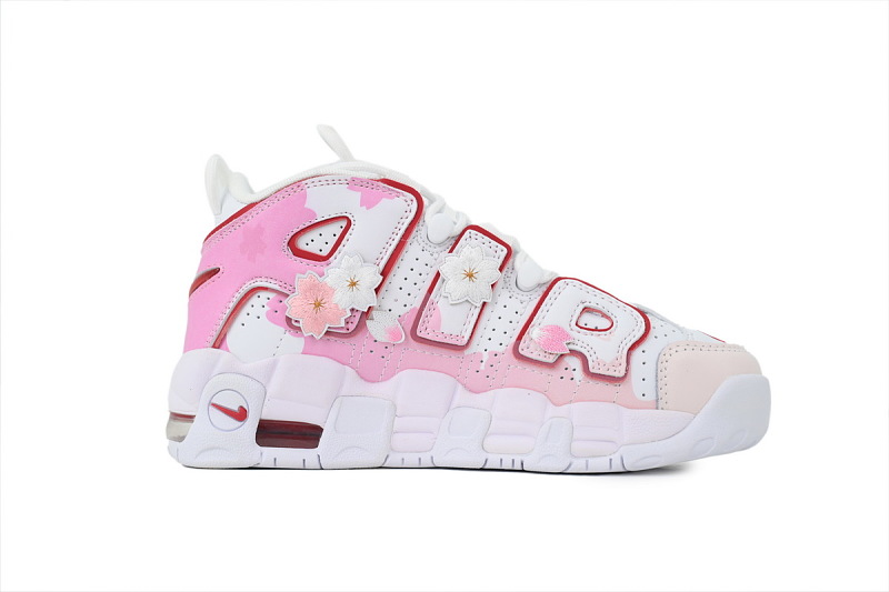 【BA1SK】白樱花 耐克皮蓬篮球鞋 DJ5988-100 Nike Air More Uptempo GS  'Cherry Blossom'
