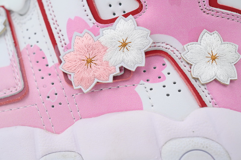 【BA1SK】白樱花 耐克皮蓬篮球鞋 DJ5988-100 Nike Air More Uptempo GS  'Cherry Blossom'