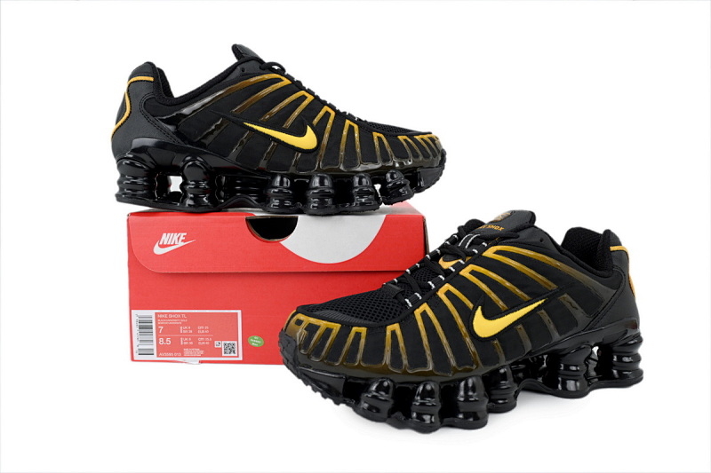 yupoo_390109_b4fd511b.jpg 【CA3MA】黑橙 耐克Shox TL防滑减震耐磨低帮 AV3595-013 Nike Shox TL 'Black University Gold'