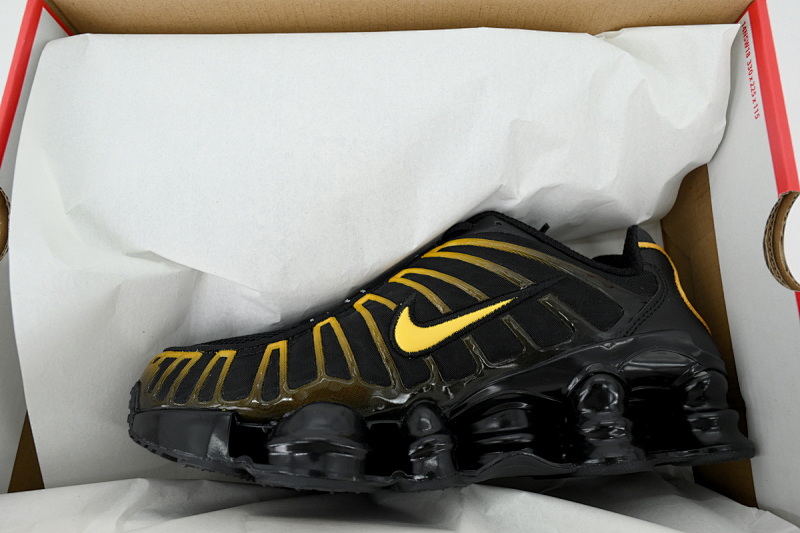 yupoo_390109_f4459fed.jpg 【CA3MA】黑橙 耐克Shox TL防滑减震耐磨低帮 AV3595-013 Nike Shox TL 'Black University Gold'