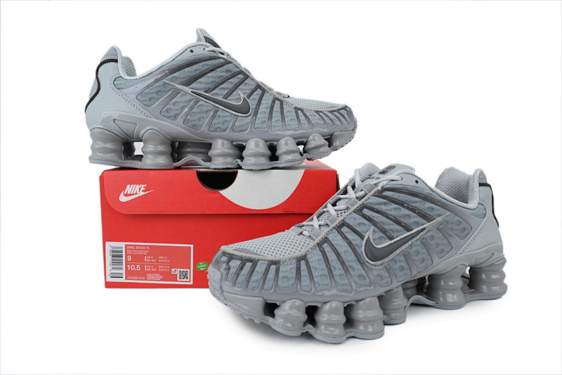 yupoo_390159_2095a9f1.jpg 【CA3MA】灰色 耐克Shox TL防滑减震耐磨低帮 AV3595-015 Nike Shox TL 'Wolf Grey Iron Grey'