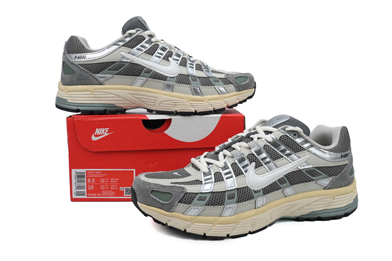 【AA3XH】白银灰 耐克 休闲跑步鞋 FN7509-029 Nike P-6000 'Flat Pewter'