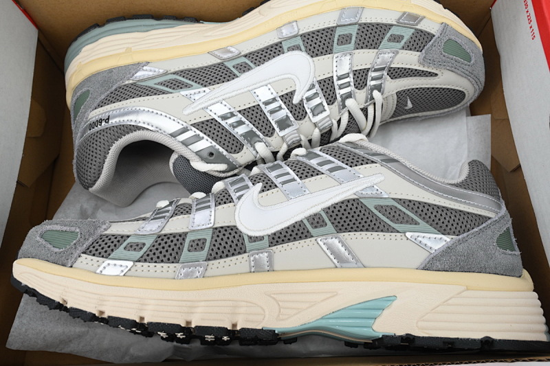 【AA3XH】白银灰 耐克 休闲跑步鞋 FN7509-029 Nike P-6000 'Flat Pewter'