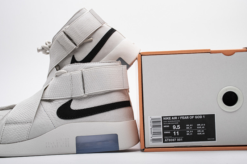 【DA0TS】FOG二代灰色 耐克篮球鞋Fear of God 1 x Nike AirAir RaidAT8087-001