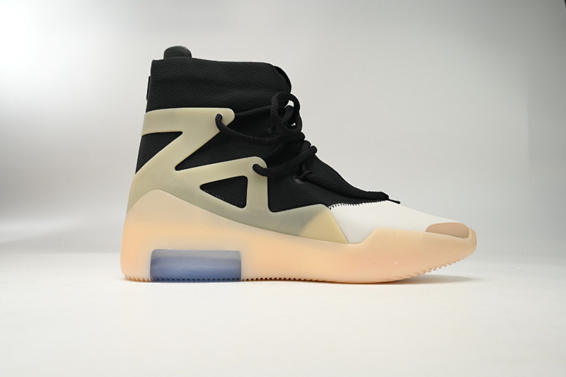 【EA0TS】黑麦 FOG联名耐克篮球鞋 AR4237-902 Nike Air Fear Of God 1 'StringThe Question'
