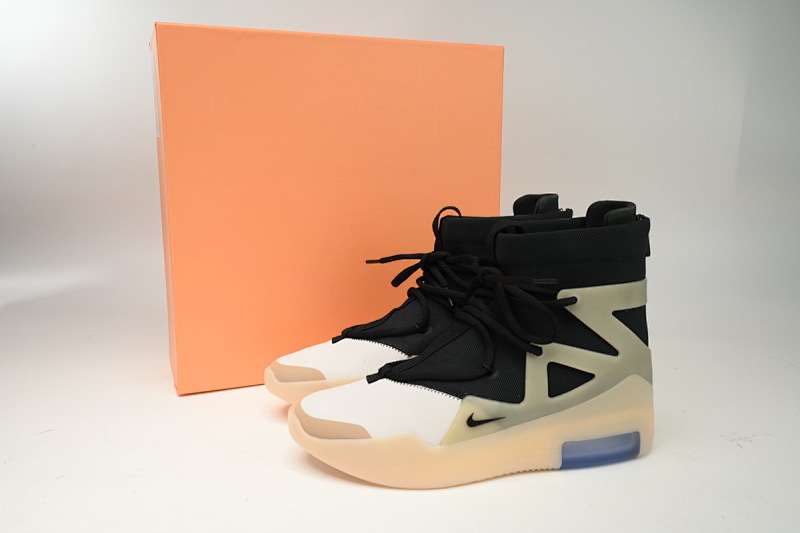 【EA0TS】黑麦 FOG联名耐克篮球鞋 AR4237-902 Nike Air Fear Of God 1 'StringThe Question'
