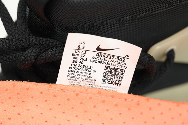 【EA0TS】黑麦 FOG联名耐克篮球鞋 AR4237-902 Nike Air Fear Of God 1 'StringThe Question'