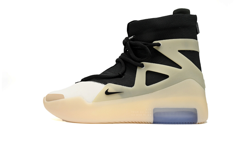 【EA0TS】黑麦 FOG联名耐克篮球鞋 AR4237-902 Nike Air Fear Of God 1 'StringThe Question'