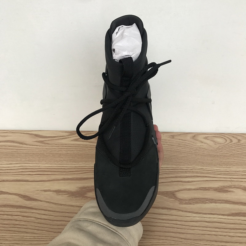 【EA0TS】黑魂 FOG联名耐克篮球鞋 AR4237-005 Nike Air Fear of God 1 Triple Black