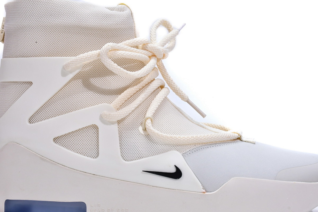 【EA0TS】白色 FOG联名耐克篮球鞋 AR4237-100 Nike Air Fear Of God 1 Sail Black FOG