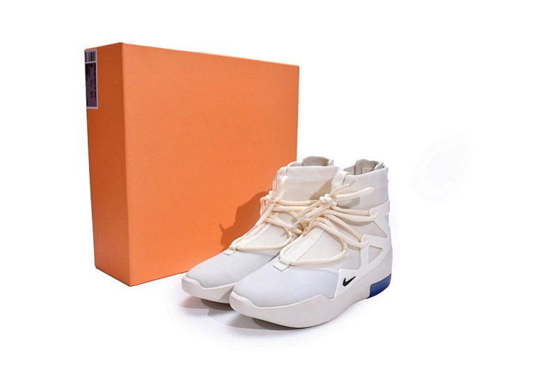 【EA0TS】白色 FOG联名耐克篮球鞋 AR4237-100 Nike Air Fear Of God 1 Sail Black FOG