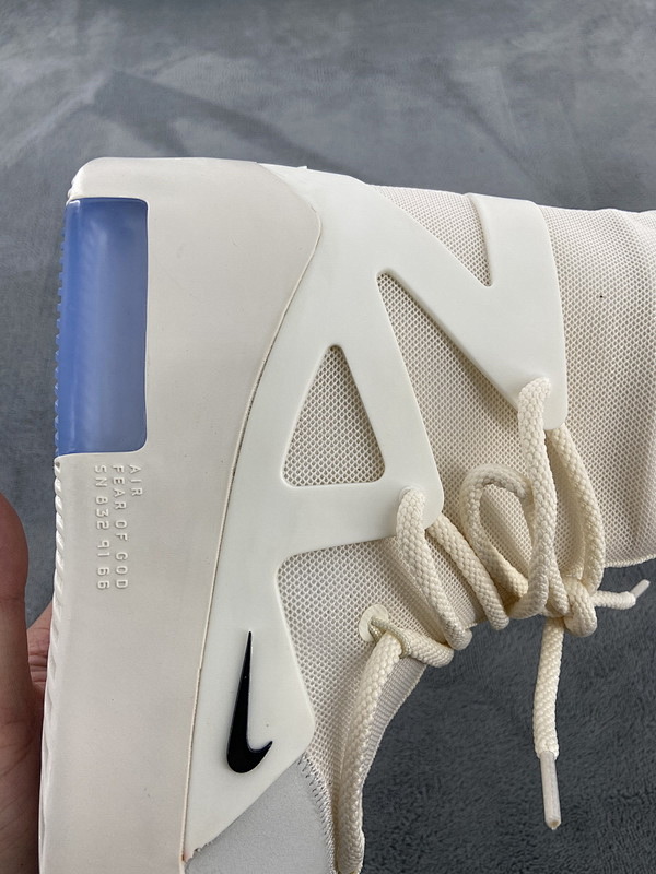 【EA0TS】白色 FOG联名耐克篮球鞋 AR4237-100 Nike Air Fear Of God 1 Sail Black FOG