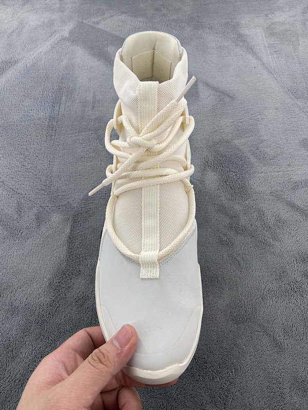 【EA0TS】白色 FOG联名耐克篮球鞋 AR4237-100 Nike Air Fear Of God 1 Sail Black FOG
