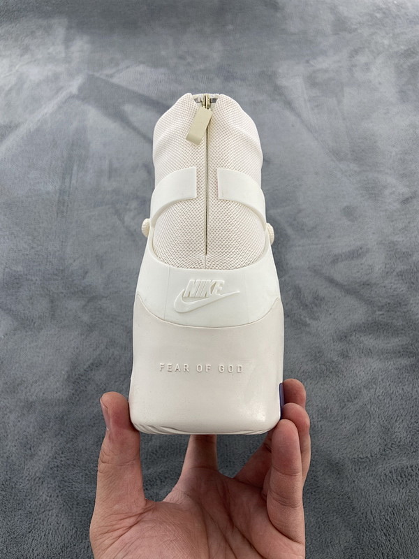 【EA0TS】白色 FOG联名耐克篮球鞋 AR4237-100 Nike Air Fear Of God 1 Sail Black FOG