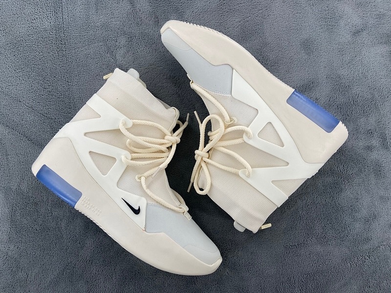 【EA0TS】白色 FOG联名耐克篮球鞋 AR4237-100 Nike Air Fear Of God 1 Sail Black FOG