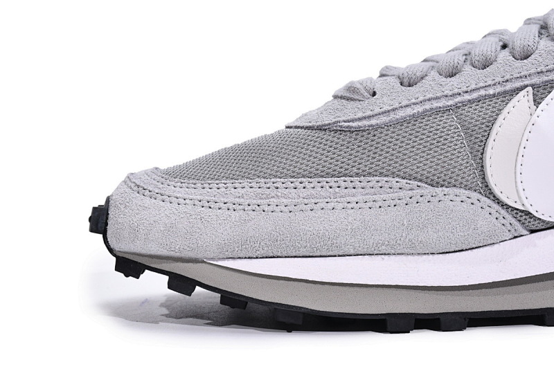 【BA0PB】联名灰白 耐克华夫 DH2684-001 Fragment Design x sacai x Nike LDWaffle Light Smoke Gre