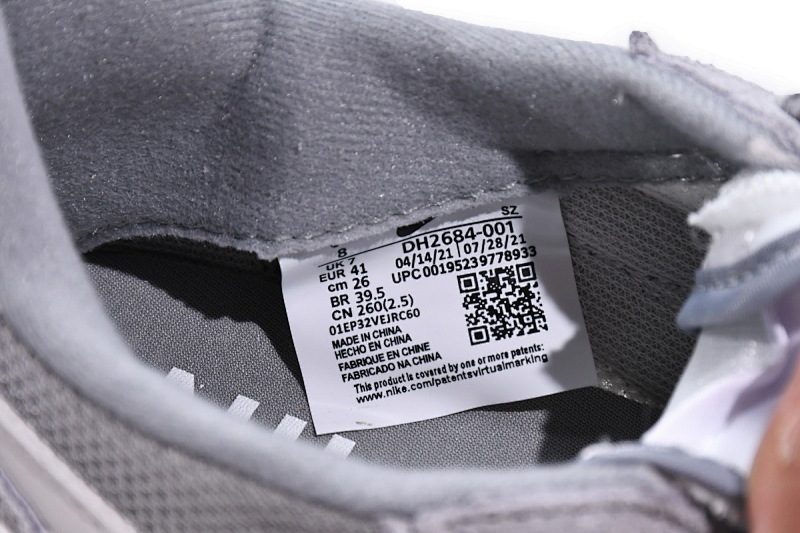 【BA0PB】联名灰白 耐克华夫 DH2684-001 Fragment Design x sacai x Nike LDWaffle Light Smoke Gre