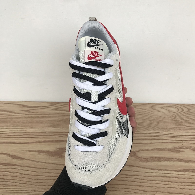 【BA3PB】PB米白红 纯原版耐克华夫3代跑鞋 CV1363-100 Sacai x Nike Pegasua Vaporfly Villain Grey Blue Red