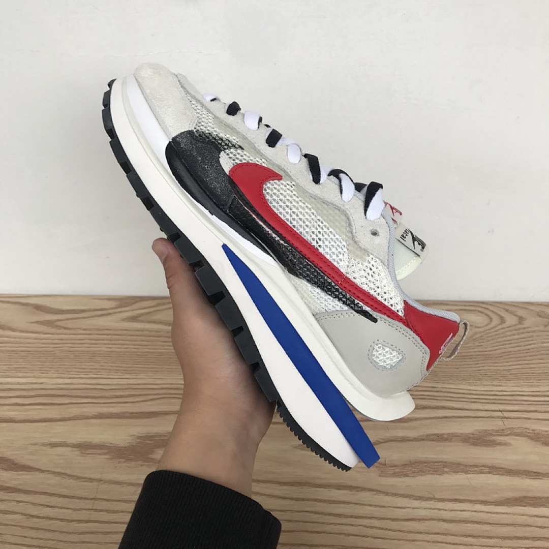 【BA3PB】PB米白红 纯原版耐克华夫3代跑鞋 CV1363-100 Sacai x Nike Pegasua Vaporfly Villain Grey Blue Red