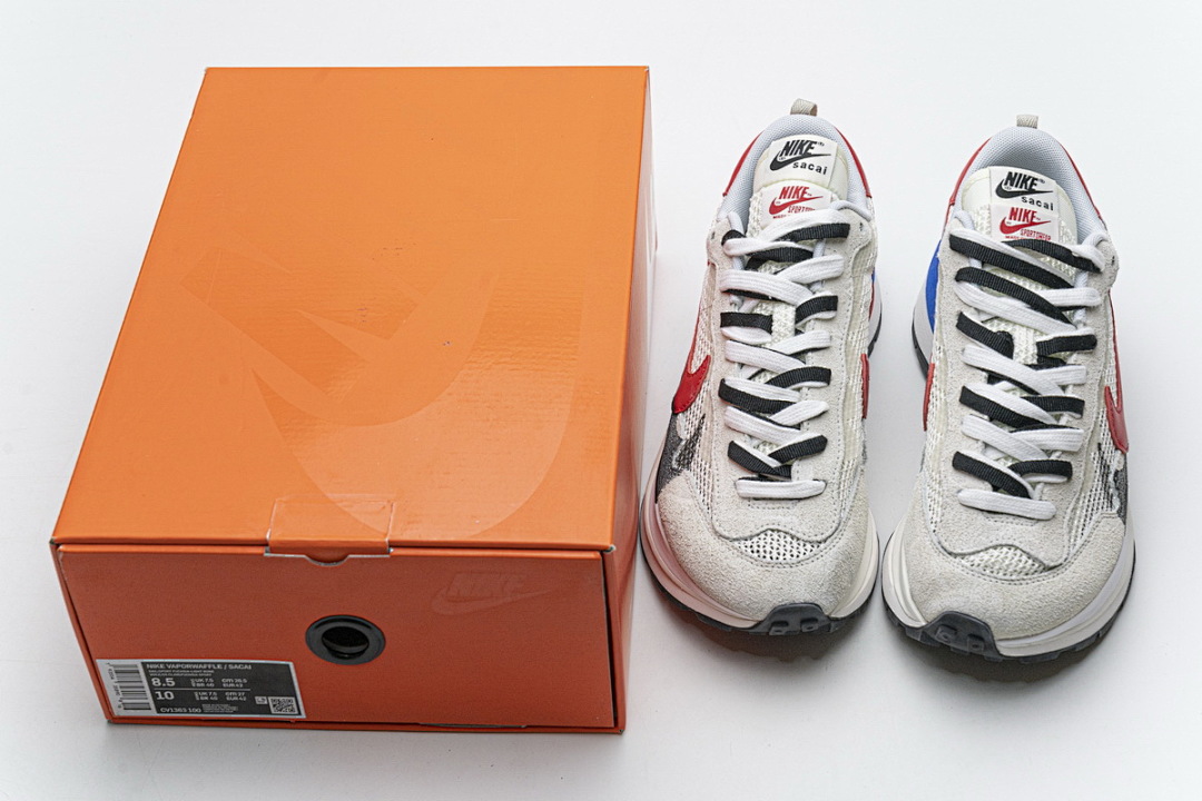 【BA3PB】PB米白红 纯原版耐克华夫3代跑鞋 CV1363-100 Sacai x Nike Pegasua Vaporfly Villain Grey Blue Red
