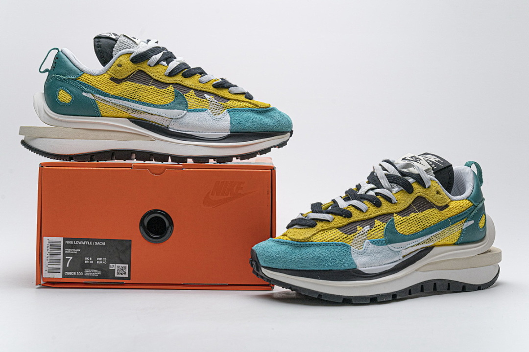 yupoo_391768_813d9390.jpg 【BA3PB】PB黄绿 纯原版耐克华夫3代跑鞋 CV1363-700 Sacai x Nike Pegasua Vaporfly Yellow Green