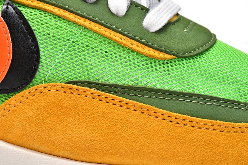 yupoo_391946_e30bfd05.jpg 【BA0PB】300橙色 TOP版耐克华夫跑鞋 BV0073-300 Sacai x Nike LDV Waffle Green Gusto