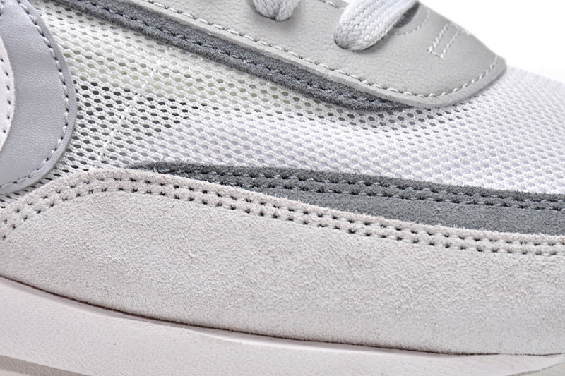 【BA0PB】灰白100 TOP版耐克华夫跑鞋 BV0073-100 Sacai x Nike LDV Waffle Summit White