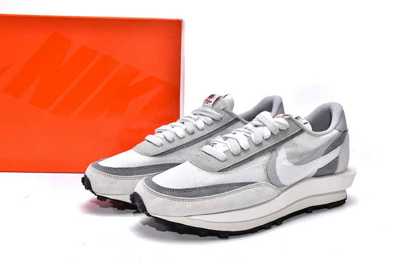 【BA0PB】灰白100 TOP版耐克华夫跑鞋 BV0073-100 Sacai x Nike LDV Waffle Summit White