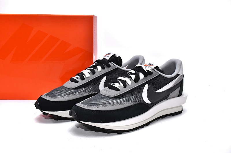 【BA0PB】001黑 TOP版耐克华夫跑鞋 BV0073-001 Sacai x Nike LDV Waffle Black