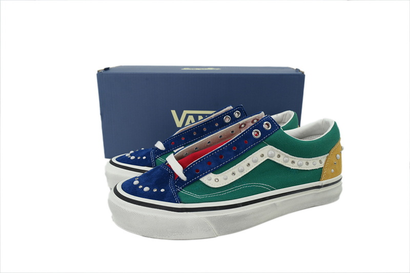 【AB2X7】珍珠游艇 万斯 经典低帮时尚板鞋 VN000S52BLK Vans Old Skool "Pearl Yacht"