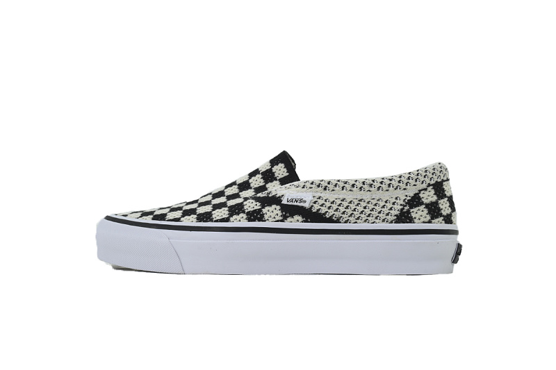 yupoo_395297_e1d147aa.jpg 【AB2X7】EK编织黑米 万斯 经典低帮时尚板鞋 VN000EG11KP VANS LX Classic Slip-On 98 - Checkerboard Black