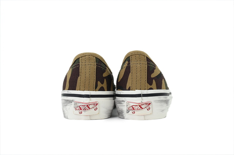 【AB3X7】铆钉迷彩 万斯 经典低帮时尚板鞋 VN000D9NWVD Vans Premium Authentic 'Woodland Camo Green'