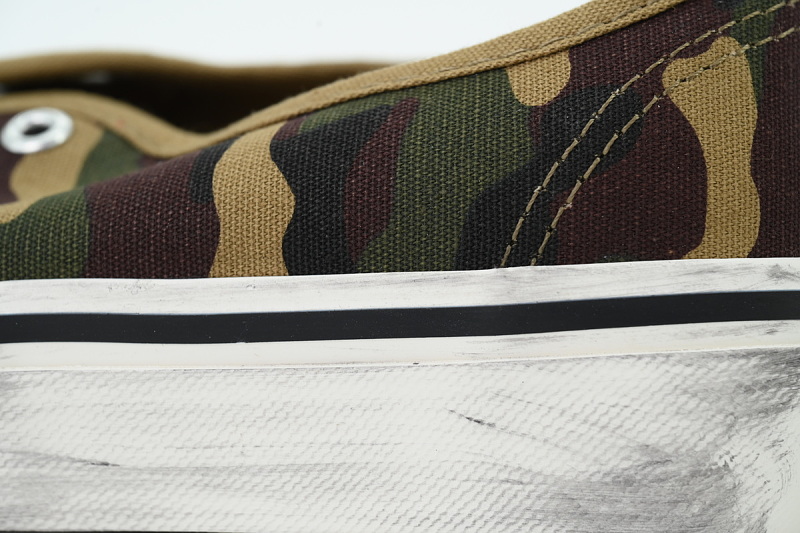 【AB3X7】铆钉迷彩 万斯 经典低帮时尚板鞋 VN000D9NWVD Vans Premium Authentic 'Woodland Camo Green'