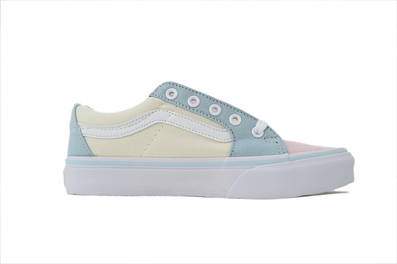 【AB1X7】SK8淡黄粉 万斯 经典低帮时尚板鞋 VN000CZU50K Vans Sk8-Low 'Beige White'