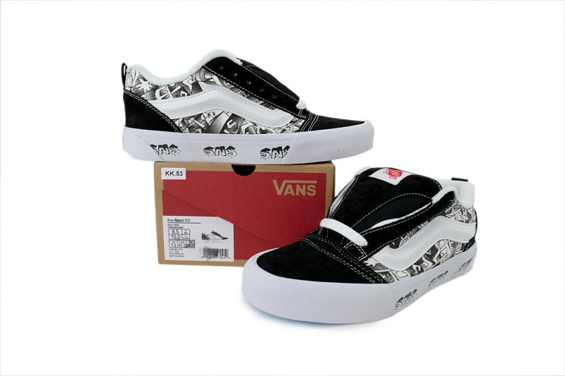 【AB8X7】面包SNS涂鸦 万斯 经典低帮时尚板鞋 Vans Knu-Skool 'Graffiti'