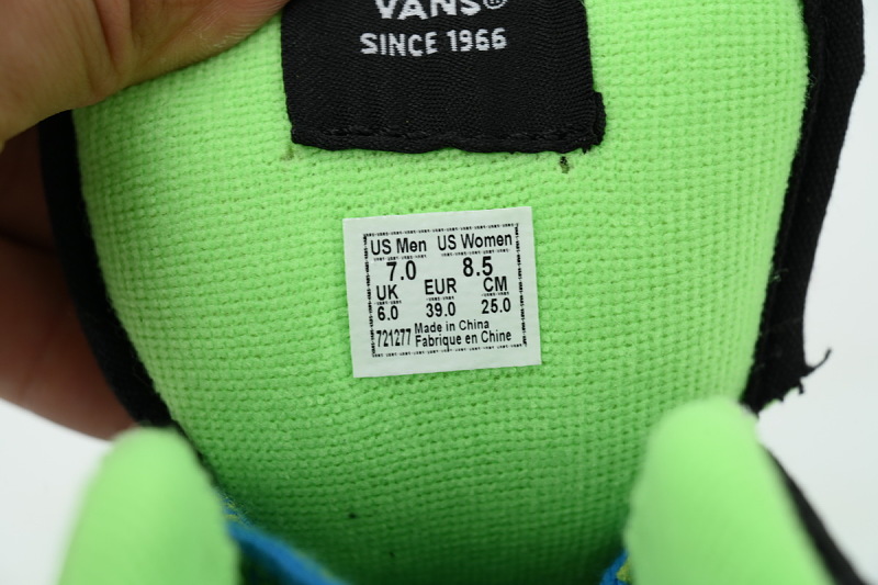 【AB8X7】面包荧光绿 万斯 经典低帮时尚板鞋 VN0009QCGRN Vans Knu-Skool 'Pop Outsole - Green'