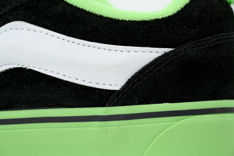 【AB8X7】面包荧光绿 万斯 经典低帮时尚板鞋 VN0009QCGRN Vans Knu-Skool 'Pop Outsole - Green'