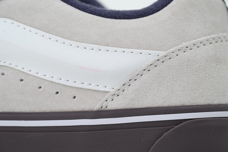 【AB8X7】面包米灰 万斯 经典低帮时尚板鞋 VN0009QCPRP Vans Knu-Skool 'Pop Outsole - Cream Purple'