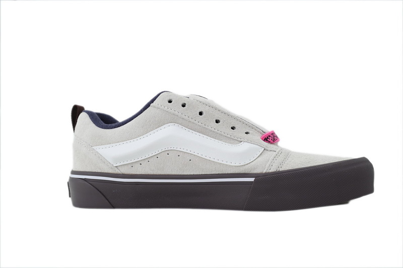 【AB8X7】面包米灰 万斯 经典低帮时尚板鞋 VN0009QCPRP Vans Knu-Skool 'Pop Outsole - Cream Purple'