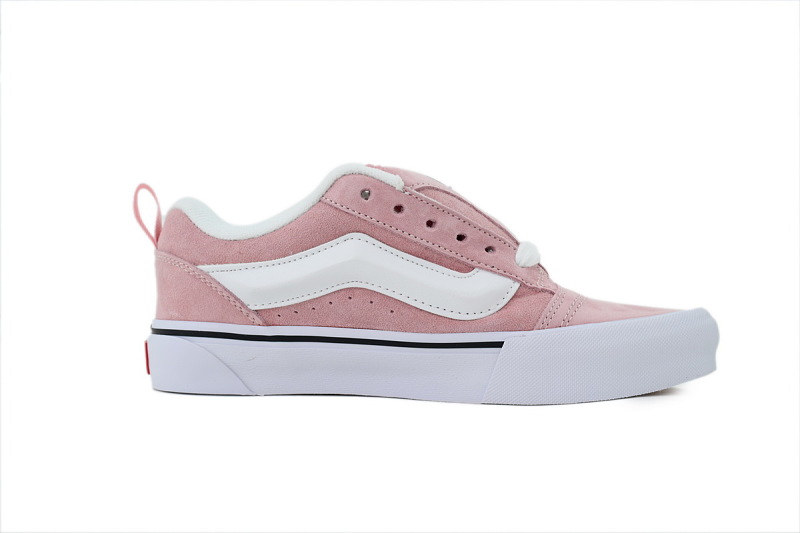 【AB8X7】面包樱花粉 万斯 经典低帮时尚板鞋 VN0009QCOUR Vans Knu-Skool 'Cherry blossom pink'