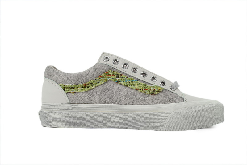 【AB3X7】徽章米灰彩 万斯 经典低帮时尚板鞋 VN000D9RENB VVans Old Skool 36 LX 'Souvenir Pack - Oatmeal'