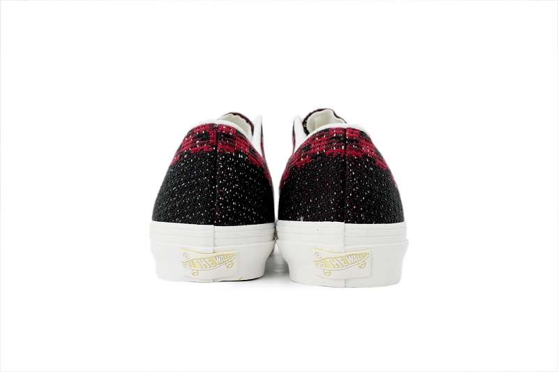 【AB2X7】EK编织黑红 万斯 经典低帮时尚板鞋 VN000EFKBRD Vans Premium Old Skool 'Knit Pack - Geo Check Bordeaux Red'