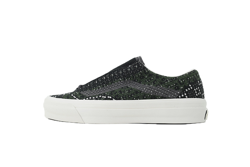 yupoo_395823_7849973a.jpg 【AB2X7】EK编织黑绿 万斯 经典低帮时尚板鞋 VN000EFKEMU Vans Premium Old Skool 'Knit Pack - Cheetah Dried Kelp Green'