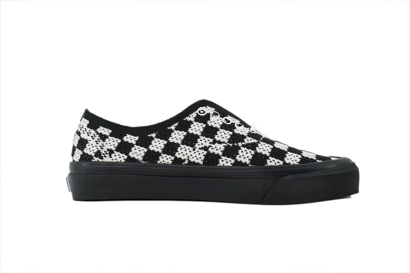 【AB2X7】EK编织黑灰 万斯 经典低帮时尚板鞋 VN000EJC1KP Vans Authentic 44 Premium 'Punk Check'