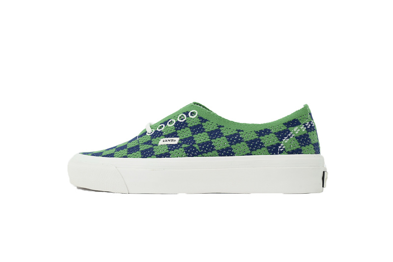 yupoo_395877_0eb495aa.jpg 【AB2X7】EK编织蓝绿 万斯 经典低帮时尚板鞋 VN000EJC5W3 Vans LX Authentic 44 EK 'Punk Check Green Navy'