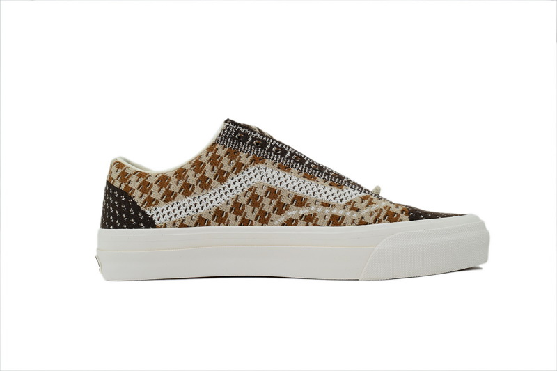 【AB2X7】EK编织棕白 万斯 经典低帮时尚板鞋 VN000D51DMV Vans Old Skool 36 Engineered Knit 'Potting Soil Brown'