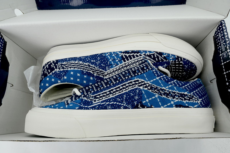 【AB2X7】EK编织宝石蓝 万斯 经典低帮时尚板鞋 VN000SHXBLU FDMTL x Vans Old Skool 36 Engineered Knit 'Sashiko Pack'