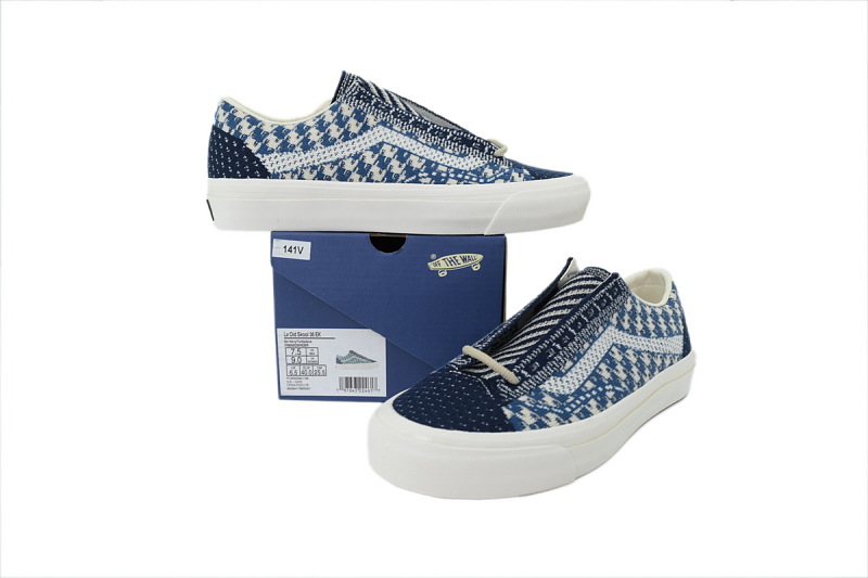 【AB2X7】EK编织灰蓝白 万斯 经典低帮时尚板鞋 VN000D8HEBR Vans Old Skool 36 Engineered Knit 'Navy'